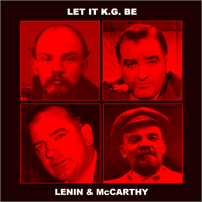 Album cover parody of Let It Be by The Beatles