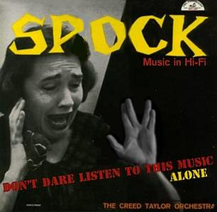 Album cover parody of Shock Music In Hi-Fi by The Creed Taylor Orchestra