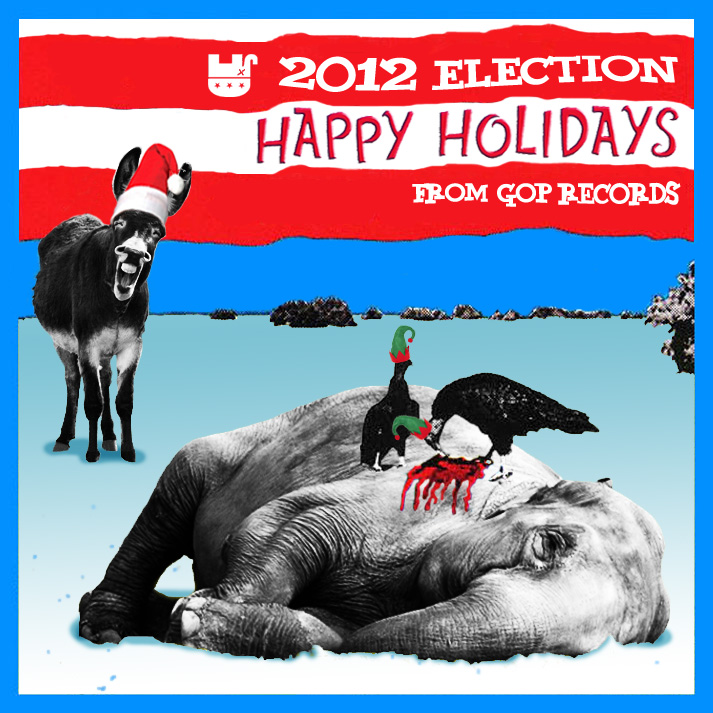 Album cover parody of GIVE EM ENOUGH ROPE(reissue) by The Clash