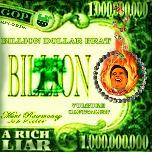 Album cover parody of Billion Dollar Babies by Alice Cooper