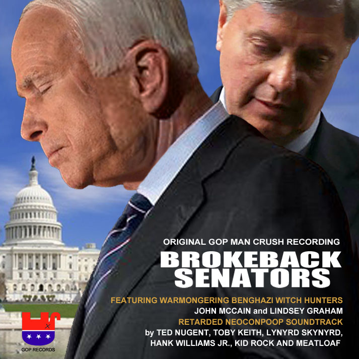 Album cover parody of Brokeback Mountain by Original Motion Picture Soundtrack