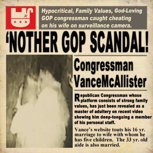 Album cover parody of It's a Scandal by Various Artists