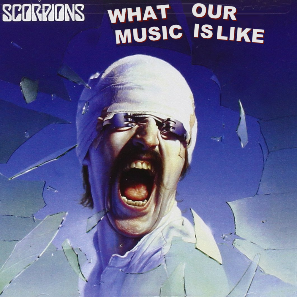 Album cover parody of Blackout by Scorpions