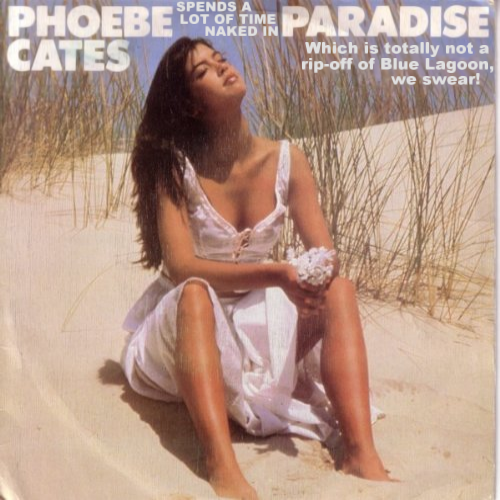 Album cover parody of Paradise by Phoebe Cates