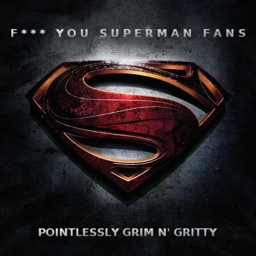 Album cover parody of Man of Steel: Original Motion Picture Soundtrack by Hans Zimmer
