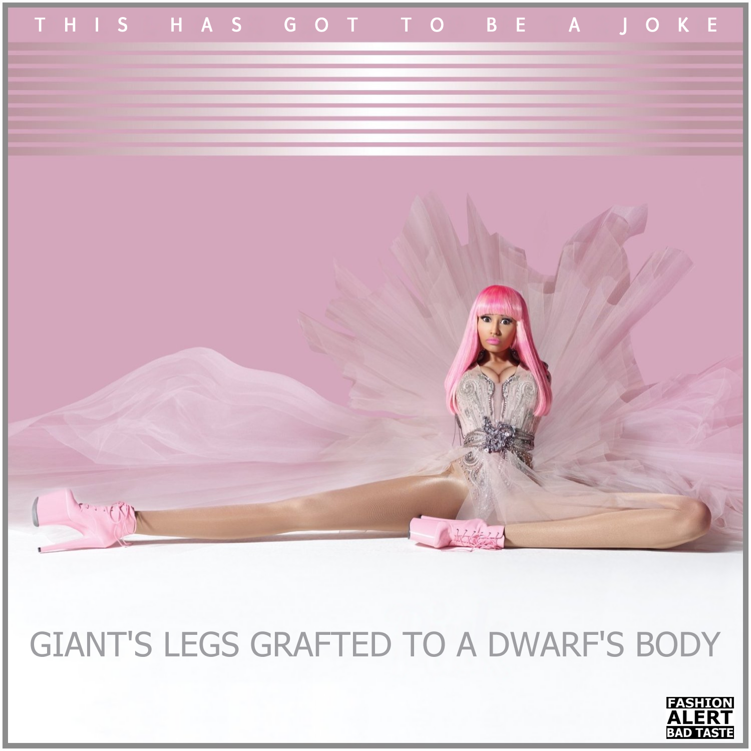 Album cover parody of Pink Friday [Deluxe Edition] by Nicki Minaj