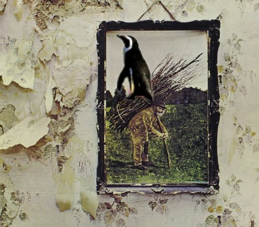 Album cover parody of Led Zeppelin IV (Deluxe CD Edition) by Led Zeppelin