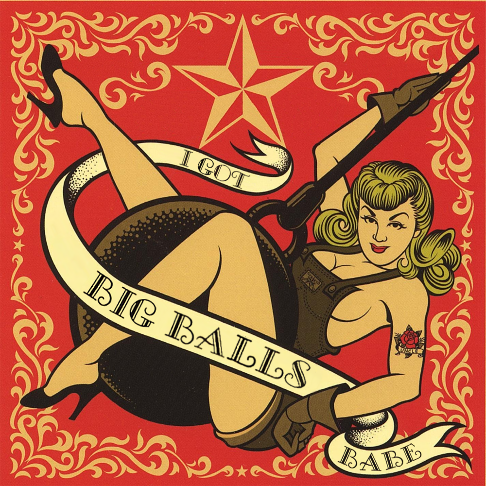 Album cover parody of Pretty Little Wrecking Ball by Girls Guns & Glory