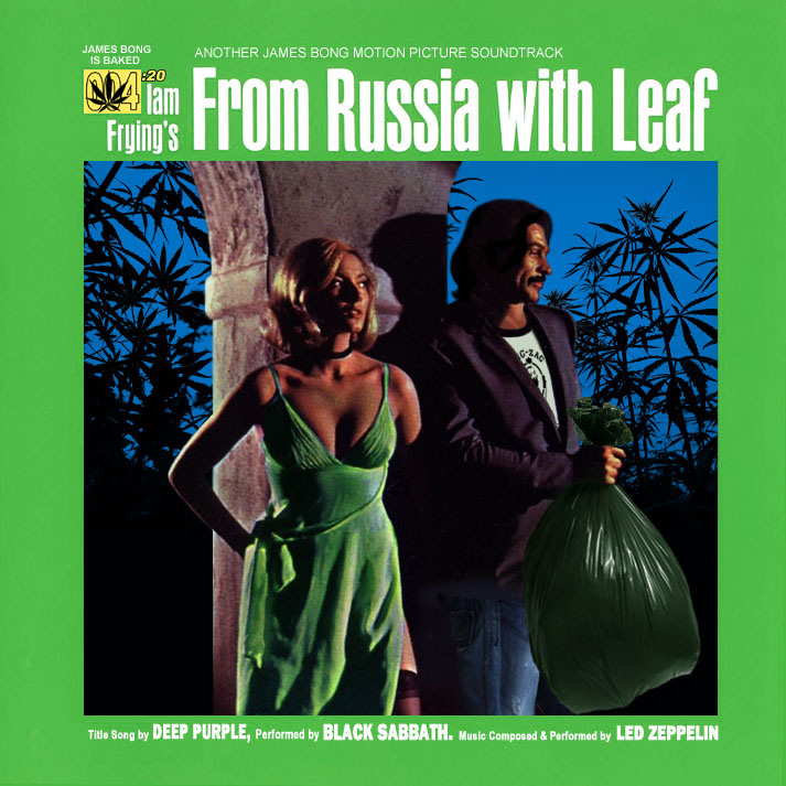 Album cover parody of From Russia With Love - Soundtrack by James Bond - OST
