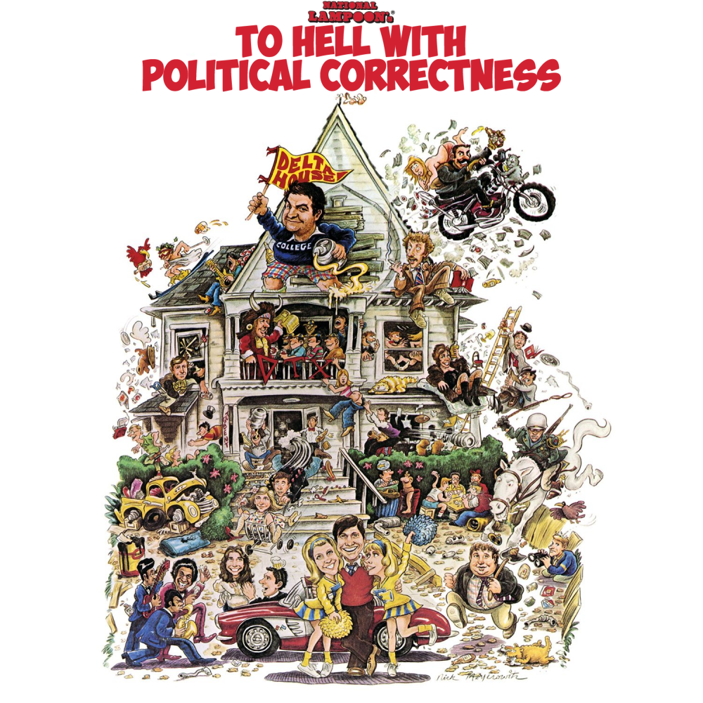 Album cover parody of National Lampoons Animal House (LP) by Various Artists