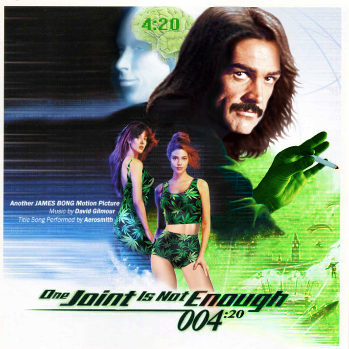 Album cover parody of THE WORLD IS NOT ENOUGH(ltd.) by James Bond - OST