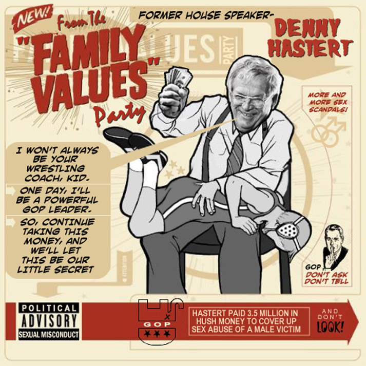 Album cover parody of THE FAMILY VALUES TOUR 2001 by Various Artists