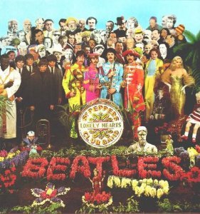 Album cover parody of The Beatles Sgt Peppers Lonely Hearts Club Band by The Beatles