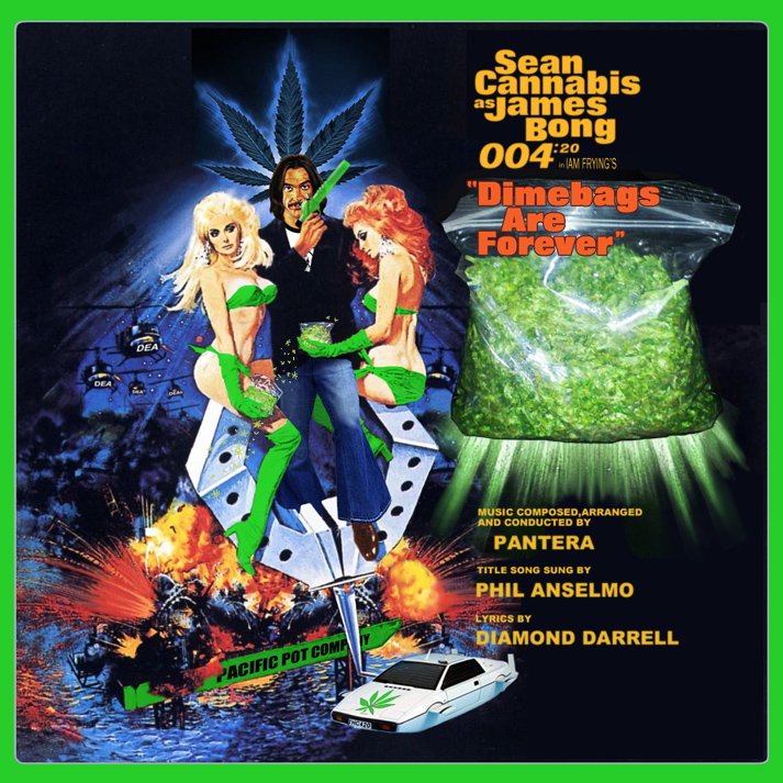 Album cover parody of Diamonds Are Forever (James Bond Soundtrack) [LP] by James Bond - OST