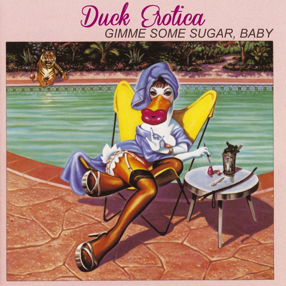 Album cover parody of Down On The Farm by Little Feat