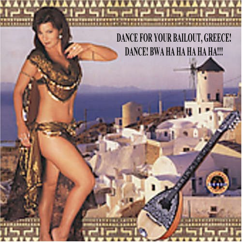 Album cover parody of Greek Belly Dance: Dance With Katia by Anto