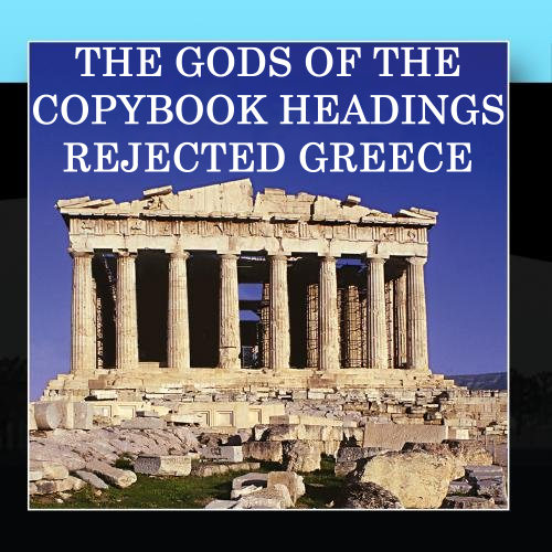 Album cover parody of The Gods Chose Greece by Various Artists