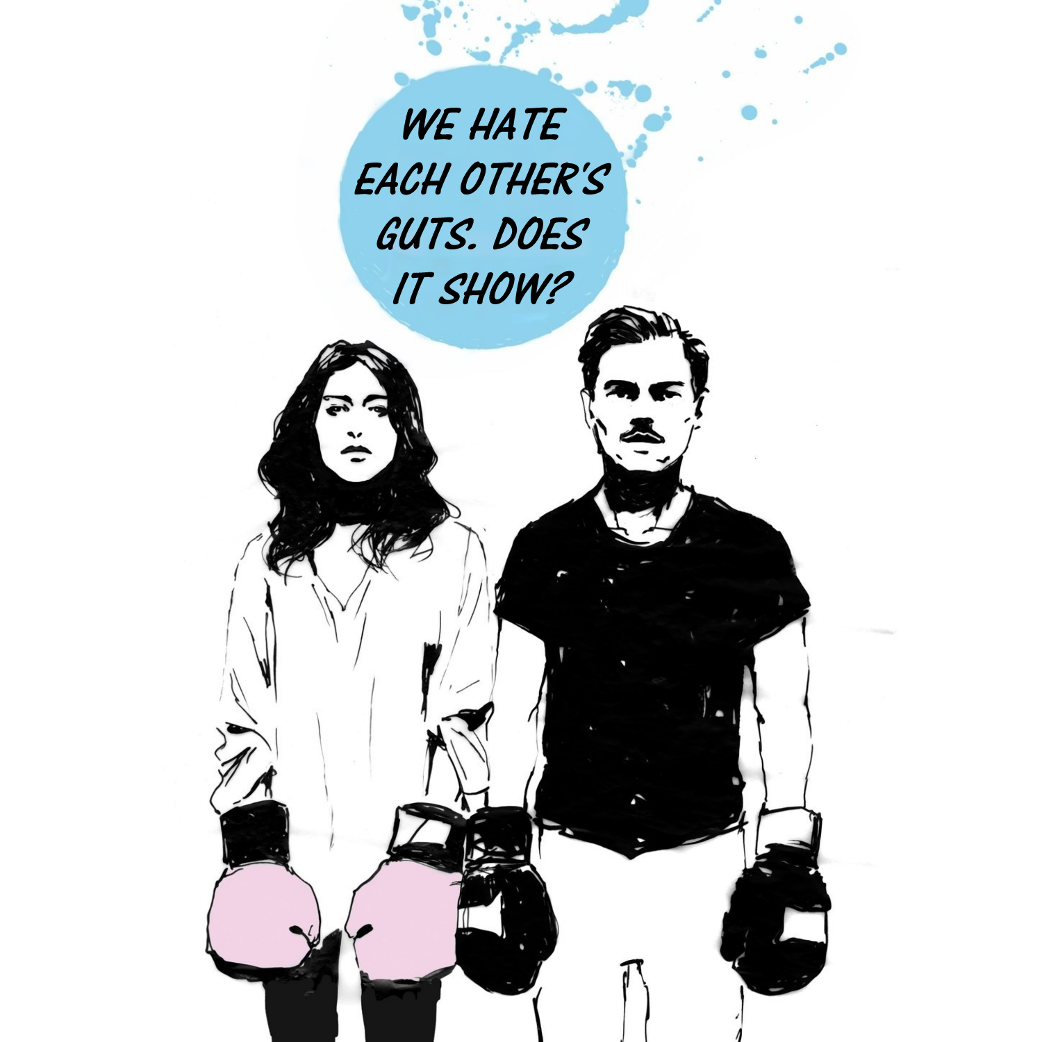 Album cover parody of The Fight by Lilly Wood & The Prick