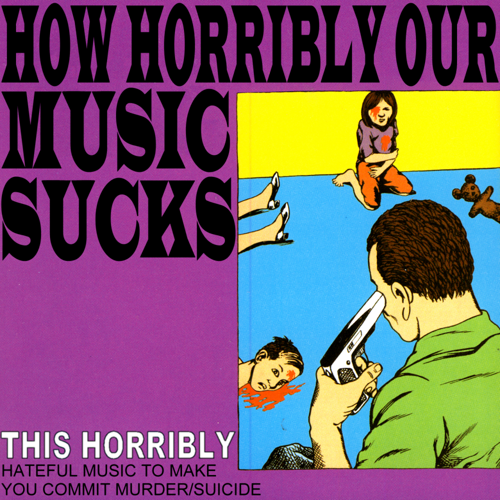 Album cover parody of Family Man by Black Flag