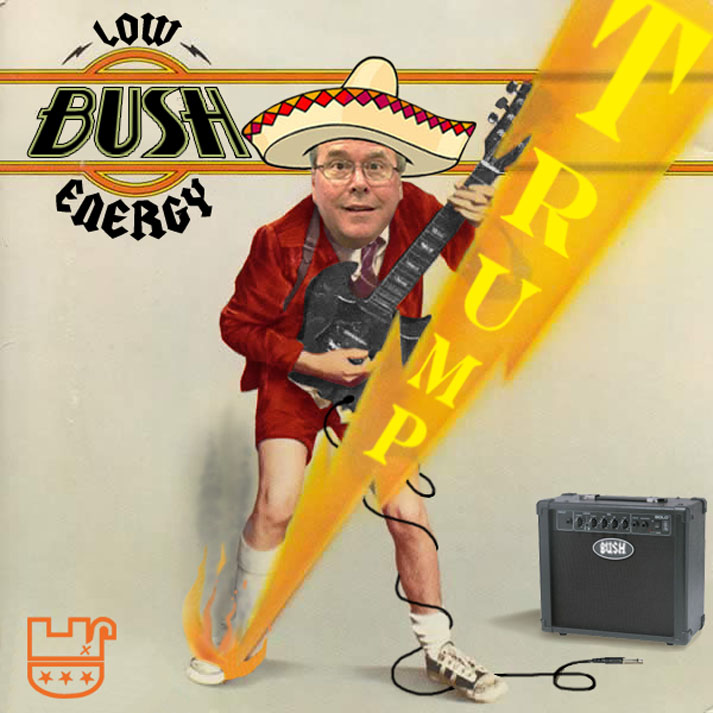 Album cover parody of High Voltage by AC/DC