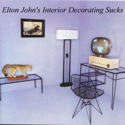 Album cover parody of THE FOX by Elton John
