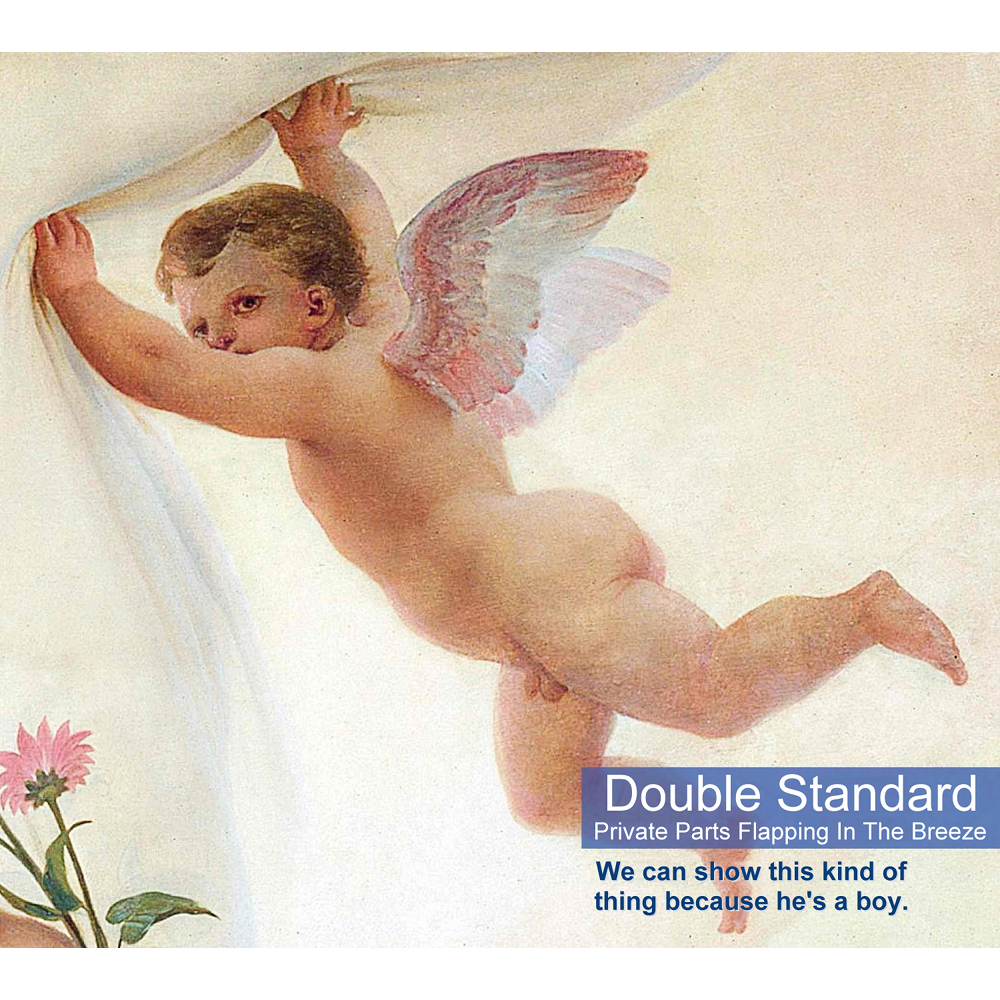 Album cover parody of Baby Dreams 5 - Classical Music for Children. Angelic Sounds of the Harp for Dreaming by markensound records