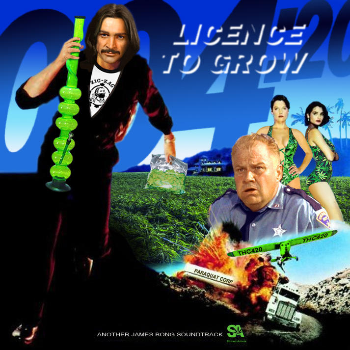 Album cover parody of Licence To Kill: Original Motion Picture Soundtrack Album by Gladys Knight, Patty LaBelle, Ivory, Tim Feehan Soundtrack edition (1989) Audio CD by James Bond - OST