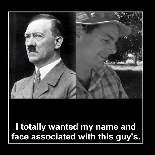 Album cover parody of Mein Kampf by Hitler & Hume