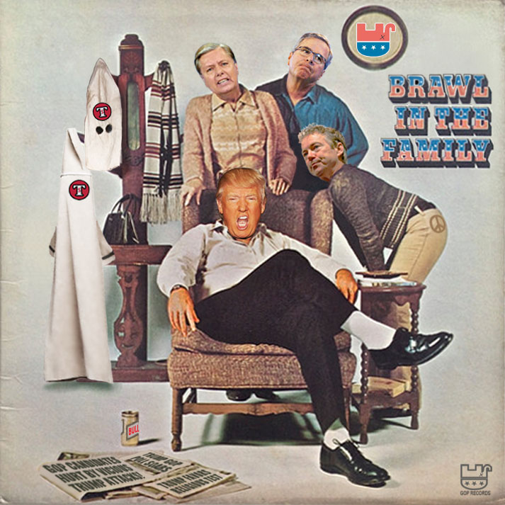 Album cover parody of All in the Family 2nd Album by All In the Family