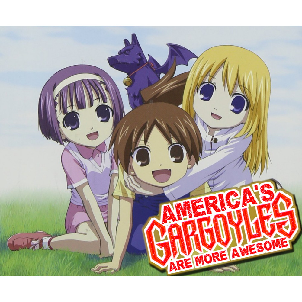 Album cover parody of Yoshinaga Sanchino Gargoyle by Animation Soundtrack