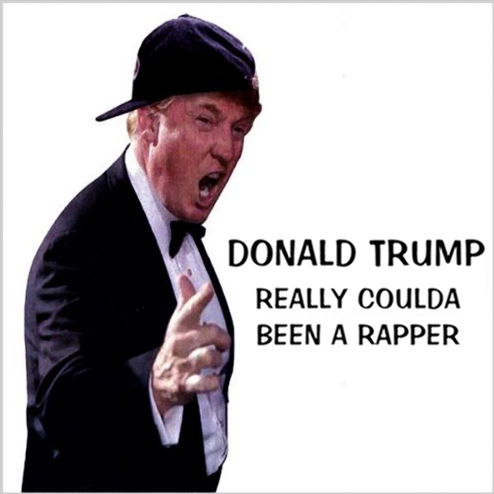 Album cover parody of Trump by Denver Keels