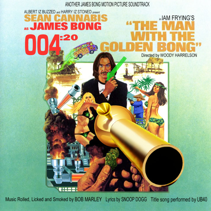 Album cover parody of The Man With The Golden Gun (1974 Film): Original Motion Picture Soundtrack by N/A (1999-01-12) by James Bond - OST