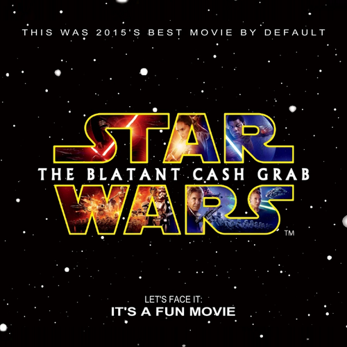 Album cover parody of Star Wars The Force Awakens - Exclusive - (2 Collectible Cards Plus Exclusive Cover) by John Williams