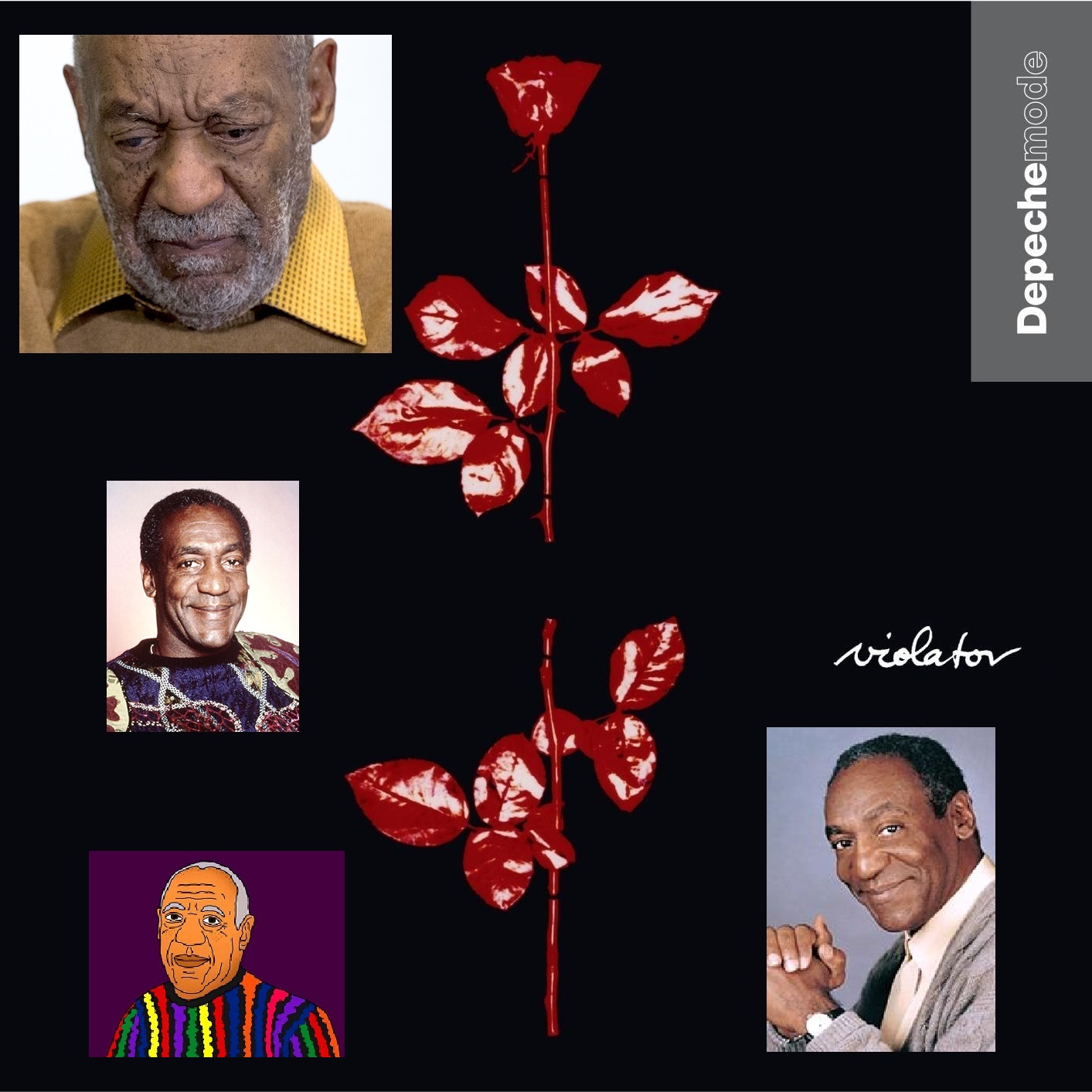 Album cover parody of Violator by Depeche Mode