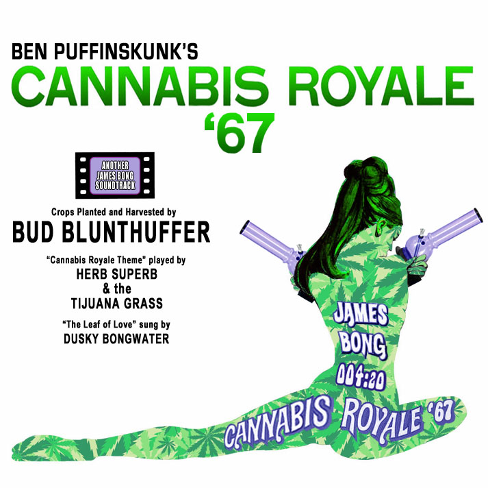 Album cover parody of Casino Royale, limited-edition CD by James Bond - OST