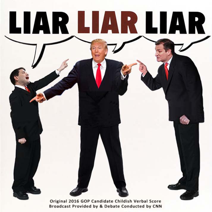 Album cover parody of Liar Liar: Original Motion Picture Score by unknown (1997-03-18) by Original Motion Picture Score