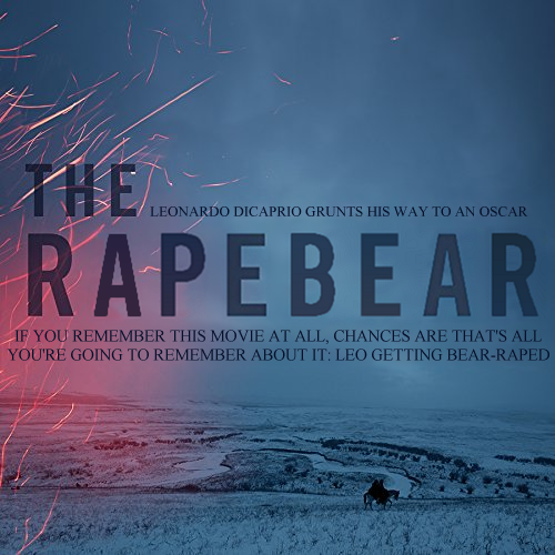 Album cover parody of The Revenant (Original Motion Picture Soundtrack) by Ryuichi Sakamoto, Alva Noto, and Bryce Dessner