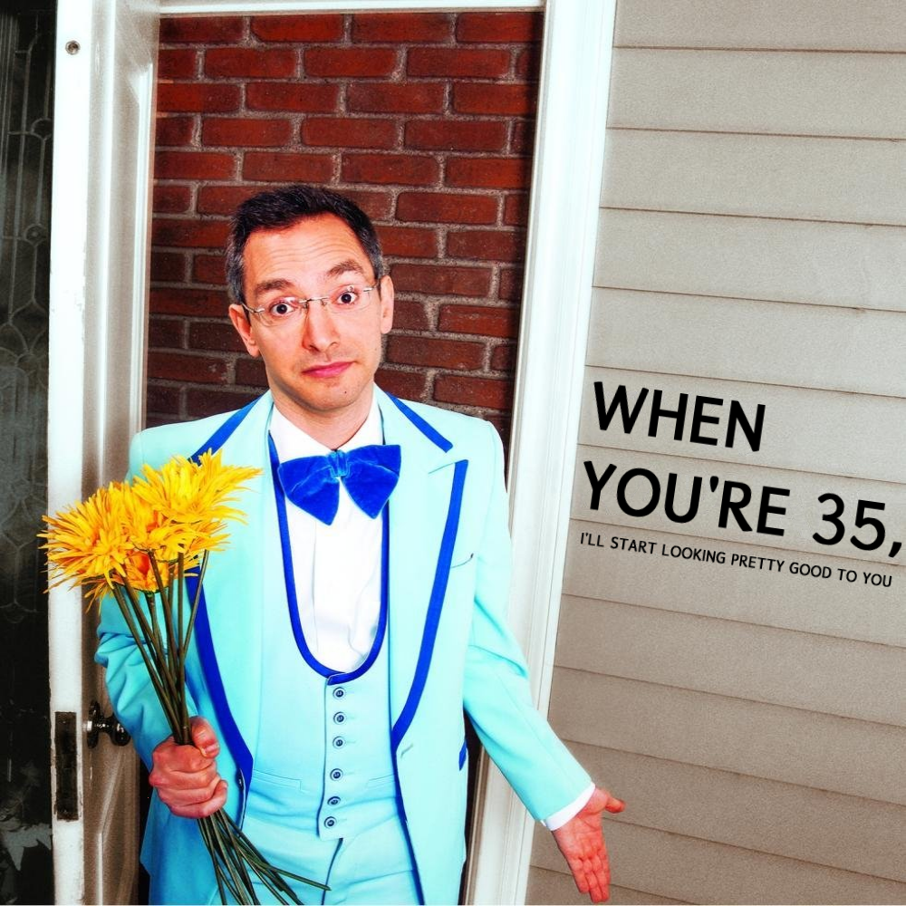 Album cover parody of Small, Dork, and Handsome by Myq Kaplan