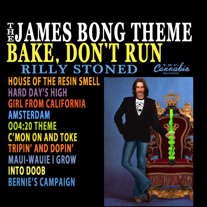 Album cover parody of The James Bond Theme / Walk, Don't Run, '64 by James Bond themes