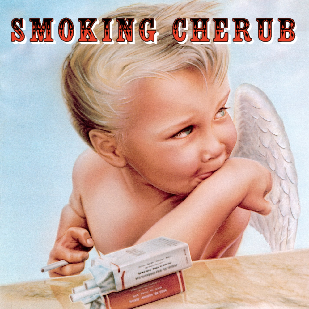 Album cover parody of 1984 by Van Halen