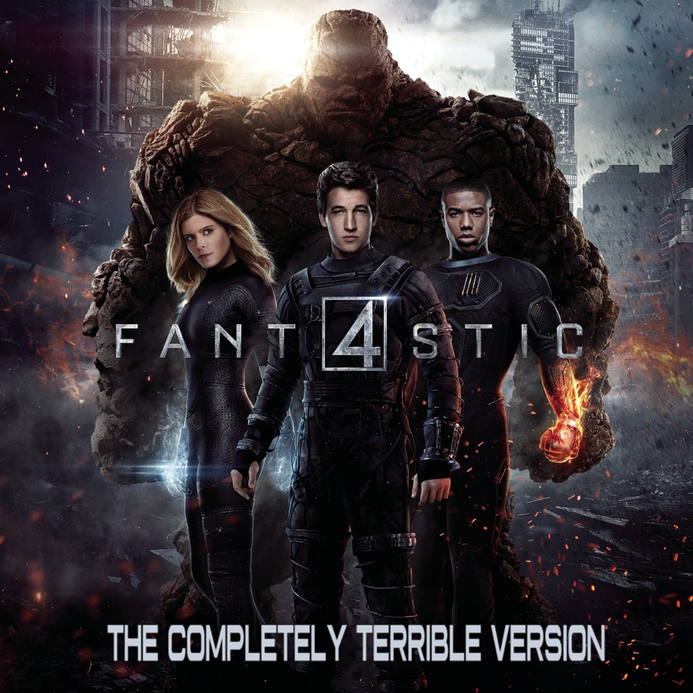 Album cover parody of The Fantastic Four (Original Motion Picture Soundtrack) by Marco Beltrami & Philip Glass