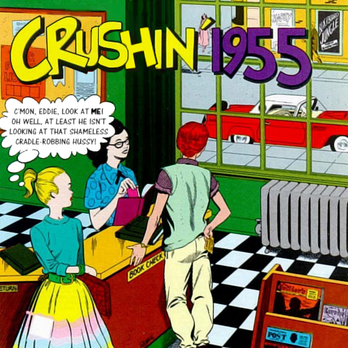 Album cover parody of Cruisin 1955 by Cruisin'