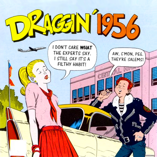 Album cover parody of Cruisin' 1956 by Cruisin'