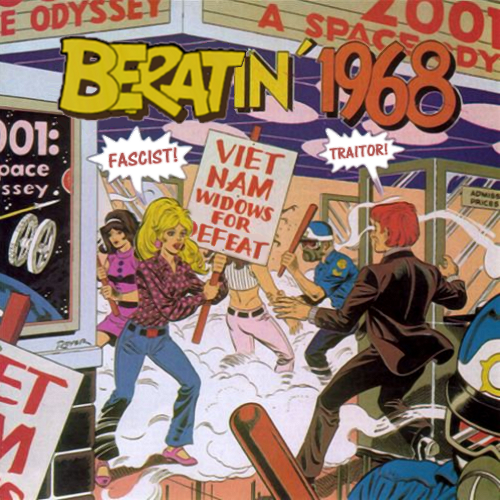 Album cover parody of Cruisin 1968 by Various Artists