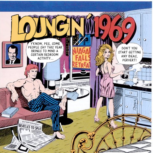 Album cover parody of Cruisin' 1969 by Cruisin'