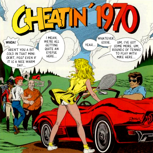 Album cover parody of Cruisin' 1970 by Cruisin'