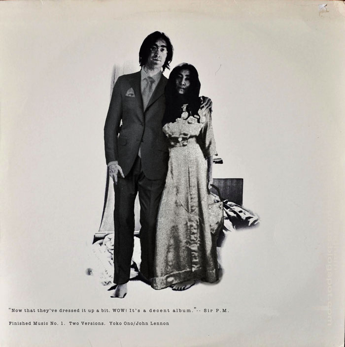 Album cover parody of Two Virgins by John Lennon & Yoko Ono