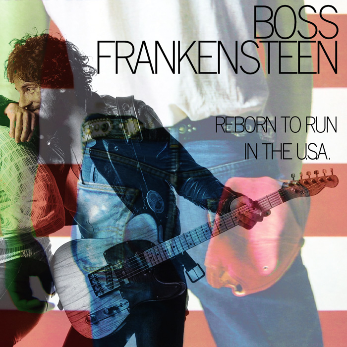 Album cover parody of Born To Run by Bruce Springsteen
