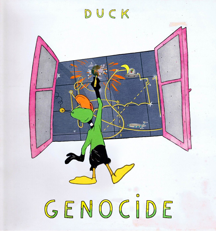 Album cover parody of Duke by Genesis