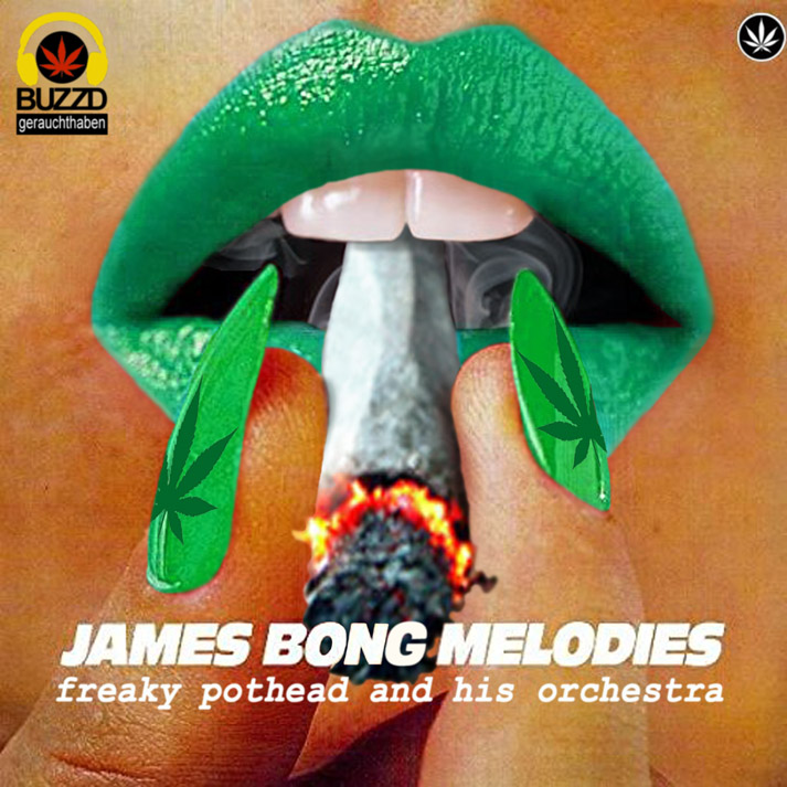 Album cover parody of Franck Pourcel - James Bond Melodies - HÖR ZU - SHZE 391 by James Bond themes